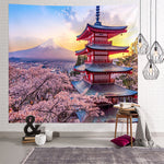 Load image into Gallery viewer, Japanese Cherry Blossom Wall Tapestry
