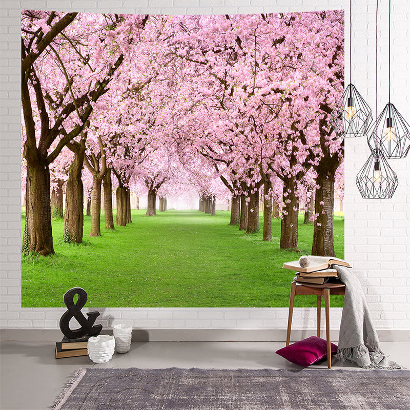 Japanese Cherry Blossom Wall Tapestry