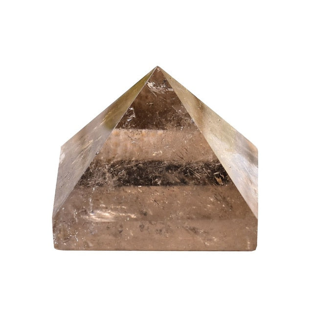HongJinTian 6 Sided Prism Style Clear Natural Quartz Crystal