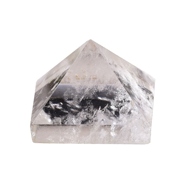 HongJinTian 6 Sided Prism Style Clear Natural Quartz Crystal