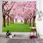 Load image into Gallery viewer, Japanese Cherry Blossom Wall Tapestry
